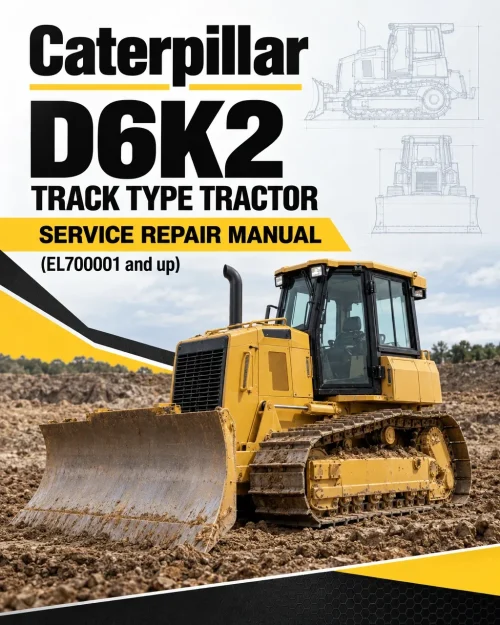 Caterpillar CAT D6K2 Track Type Tractor Service Repair Manual (EL700001 and up) Caterpillar CAT D6K2 Track Type Tractor Service Repair Manual (EL700001 and up)