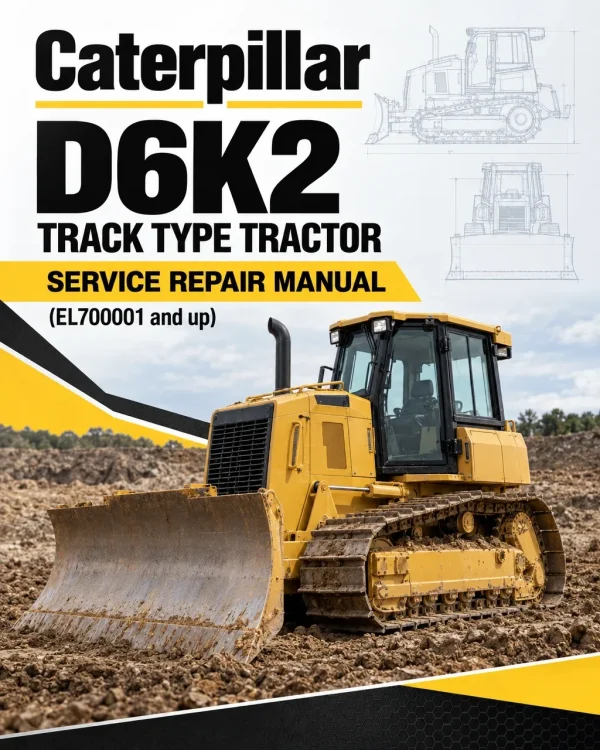 Caterpillar CAT D6K2 Track Type Tractor Service Repair Manual (EL700001 and up) Caterpillar CAT D6K2 Track Type Tractor Service Repair Manual (EL700001 and up)