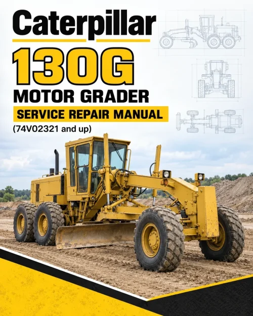 Caterpillar CAT 130G Motor Grader Service Repair Manual (74V02321 and up) Caterpillar CAT 130G Motor Grader Service Repair Manual (74V02321 and up)