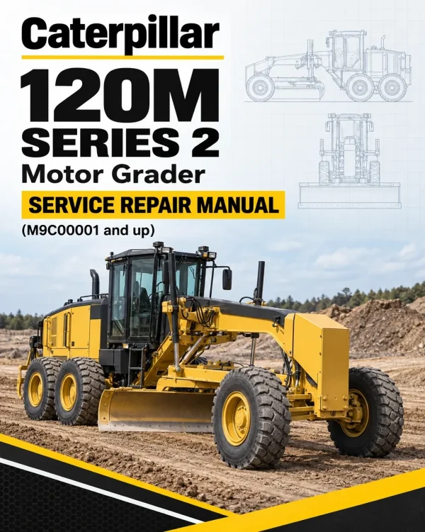 Caterpillar CAT 120M SERIES 2 Motor Grader Service Repair Manual (M9C00001 and up)
