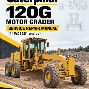 Caterpillar CAT 120G Motor Grader Service Repair Manual (11W01251 and up)