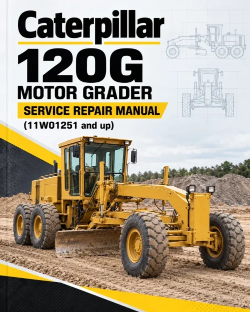 Caterpillar CAT 120G Motor Grader Service Repair Manual (11W01251 and up) Caterpillar CAT 120G Motor Grader Service Repair Manual (11W01251 and up)