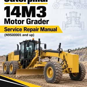 Caterpillar CAT 14M3 Motor Grader Service Repair Manual (N9S00001 and up)