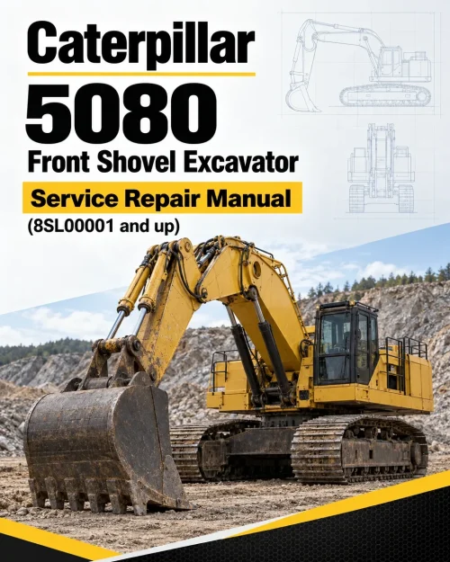 Caterpillar CAT 5080 Front Shovel Excavator Service Repair Manual (8SL00001 and up) Caterpillar CAT 5080 Front Shovel Excavator Service Repair Manual (8SL00001 and up)