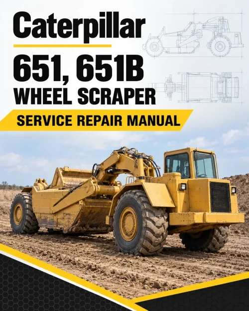 Caterpillar CAT 651, 651B Wheel Scraper Service Repair Manual (45M00001 and up) Caterpillar CAT 651, 651B Wheel Scraper Service Repair Manual (45M00001 and up)