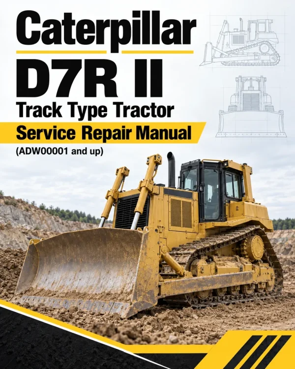 Caterpillar CAT D7R II Track Type Tractor Service Repair Manual (ADW00001 and up) Caterpillar CAT D7R II Track Type Tractor Service Repair Manual (ADW00001 and up)