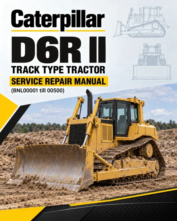 Caterpillar CAT D6R II Track Type Tractor Service Repair Manual (BNL00001 till 00500) Caterpillar CAT D6R II Track Type Tractor Service Repair Manual (BNL00001 till 00500)