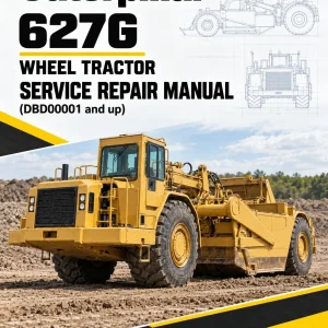 Caterpillar CAT 627G Wheel Tractor Service Repair Manual (DBD00001 and up)