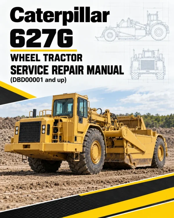 Caterpillar CAT 627G Wheel Tractor Service Repair Manual (DBD00001 and up)