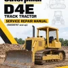 Caterpillar CAT D4E Track Tractor Service Repair Manual (68X00767 and up)