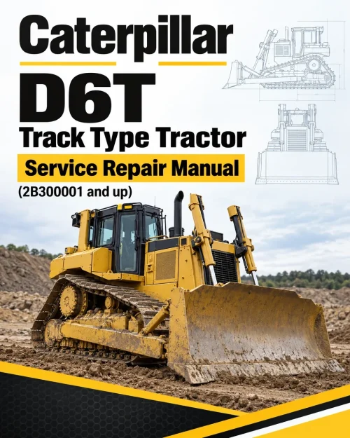 Caterpillar CAT D6T Track Type Tractor Service Repair Manual (2B300001 and up)