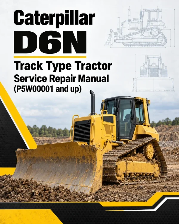 Caterpillar CAT D6N Track Type Tractor Service Repair Manual (P5W00001 and up)