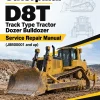 Caterpillar CAT D8T Track Type Tractor Dozer Bulldozer Service Repair Manual (J8B00001 and up)