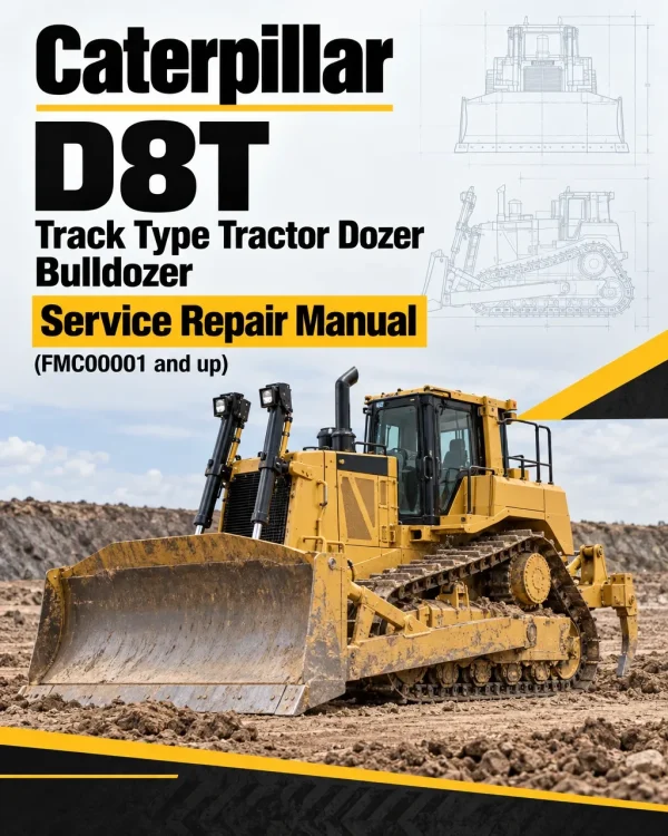 Caterpillar CAT D8T Track Type Tractor Dozer Bulldozer Service Repair Manual (FMC00001 and up) Caterpillar CAT D8T Track Type Tractor Dozer Bulldozer Service Repair Manual (FMC00001 and up)