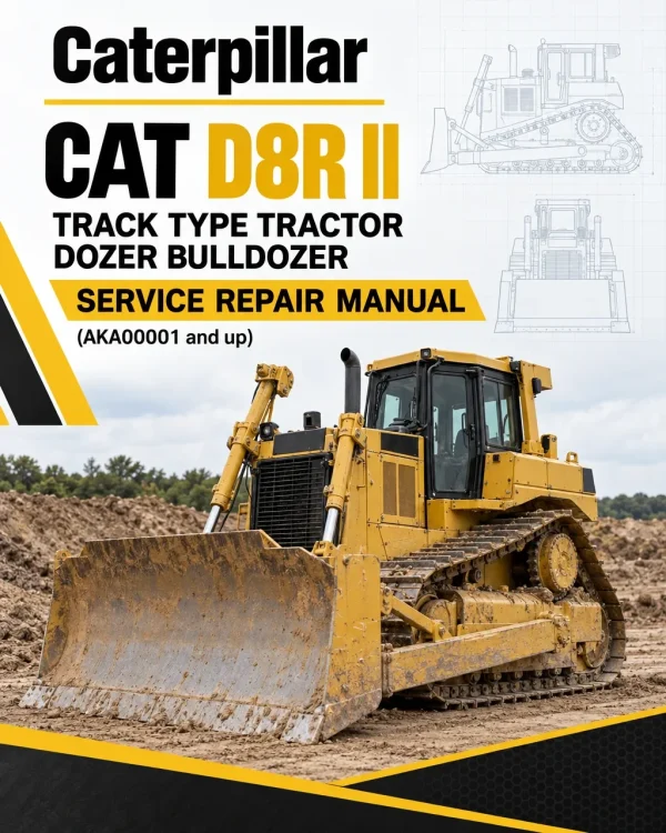 Caterpillar CAT D8R II Track Type Tractor Dozer Bulldozer Service Repair Manual (AKA00001 and up) Caterpillar CAT D8R II Track Type Tractor Dozer Bulldozer Service Repair Manual (AKA00001 and up)