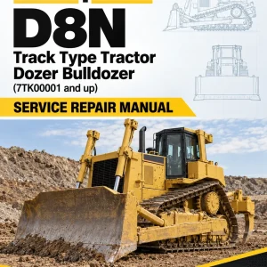 Caterpillar CAT D8N Track Type Tractor Dozer Bulldozer Service Repair Manual (7TK00001 and up)
