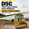 Caterpillar CAT D5C Track Type Tractor Dozer Bulldozer Service Repair Manual (3MK00001 and up)