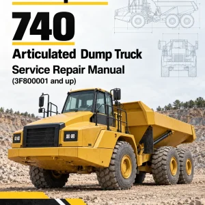 Caterpillar CAT 740 Articulated Dump Truck Service Repair Manual (3F800001 and up)