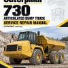Caterpillar CAT 730 Articulated Dump Truck Service Repair Manual (B1W00001 and up)