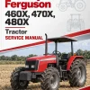 Massey Ferguson 460X, 470X, 480X Tractor Service Manual