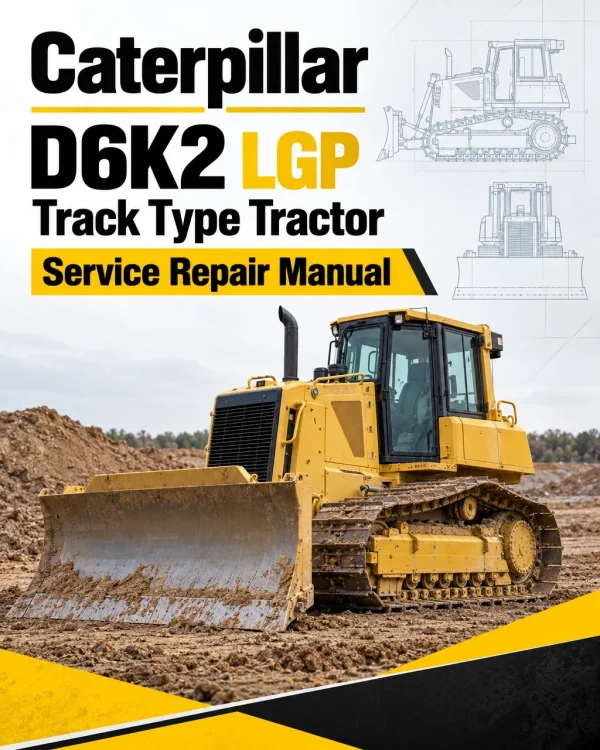 Caterpillar CAT D6K2 LGP Track Type Tractor Service Repair Manual (RST00001 and up)