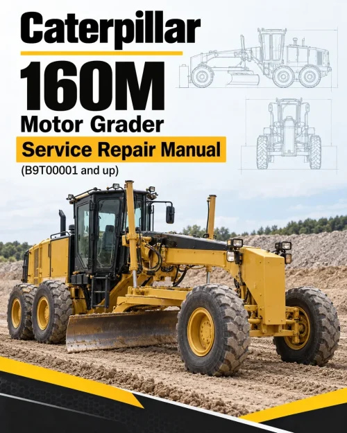 Caterpillar CAT 160M Motor Grader Service Repair Manual (B9T00001 and up) Caterpillar CAT 160M Motor Grader Service Repair Manual (B9T00001 and up)