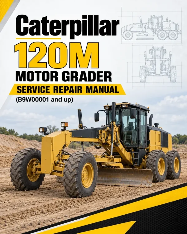 Caterpillar CAT 120M Motor Grader Service Repair Manual (B9W00001 and up) Caterpillar CAT 120M Motor Grader Service Repair Manual (B9W00001 and up)