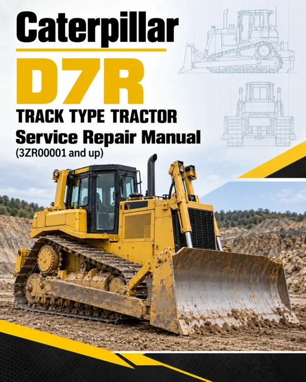 Caterpillar CAT D7R Track Type Tractor Service Repair Manual (3ZR00001 and up)