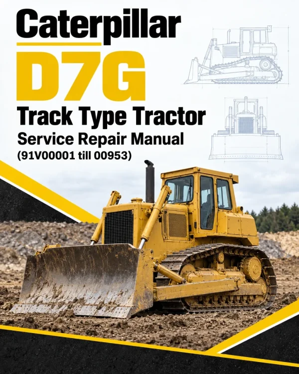 Caterpillar CAT D7G Track Type Tractor Service Repair Manual (91V00001 till 00953) Caterpillar CAT D7G Track Type Tractor Service Repair Manual (91V00001 till 00953)