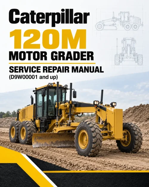Caterpillar CAT 120M Motor Grader Service Repair Manual (D9W00001 and up)