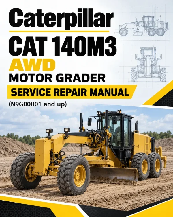 Caterpillar CAT 140M3 AWD Motor Grader Service Repair Manual (N9G00001 and up) Caterpillar CAT 140M3 AWD Motor Grader Service Repair Manual (N9G00001 and up)