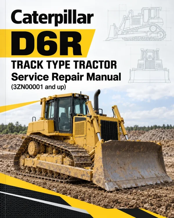 Caterpillar CAT D6R Track Type Tractor Service Repair Manual (3ZN00001 and up)