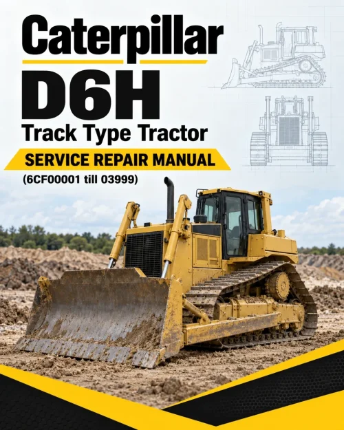 Caterpillar CAT D6H Track Type Tractor Service Repair Manual (6CF00001 till 03999)