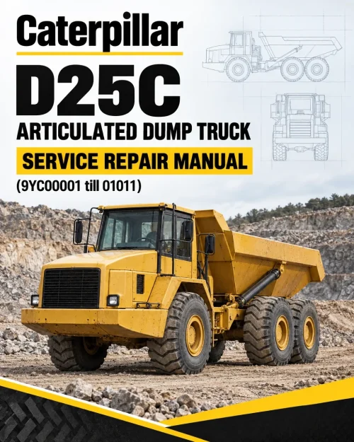 Caterpillar CAT D25C Articulated Dump Truck Service Repair Manual (9YC00001 till 01011)