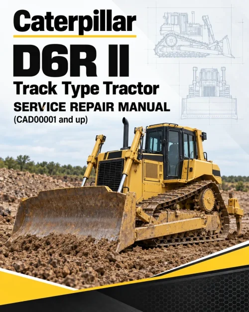 Caterpillar CAT D6R II Track Type Tractor Service Repair Manual (CAD00001 and up)