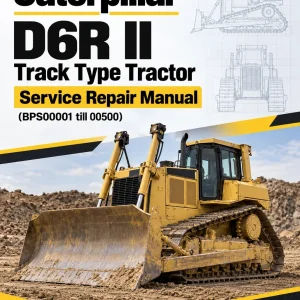 Caterpillar CAT D6R II Track Type Tractor Service Repair Manual (BPS00001 till 00500)