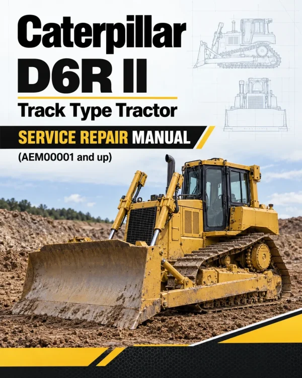 Caterpillar CAT D6R II Track Type Tractor Service Repair Manual (AEM00001 and up)