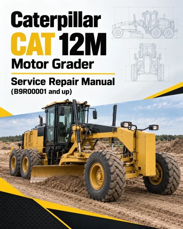 Caterpillar CAT 12M Motor Grader Service Repair Manual (B9R00001 and up) Caterpillar CAT 12M Motor Grader Service Repair Manual (B9R00001 and up)