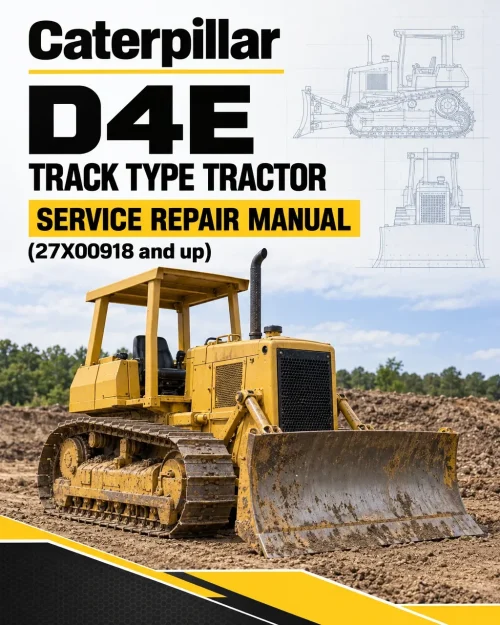 Caterpillar CAT D4E Track Type Tractor Service Repair Manual (27X00918 and up) Caterpillar CAT D4E Track Type Tractor Service Repair Manual (27X00918 and up)