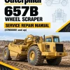 Caterpillar CAT 657B Wheel Scraper Service Repair Manual (47M00001 and up)