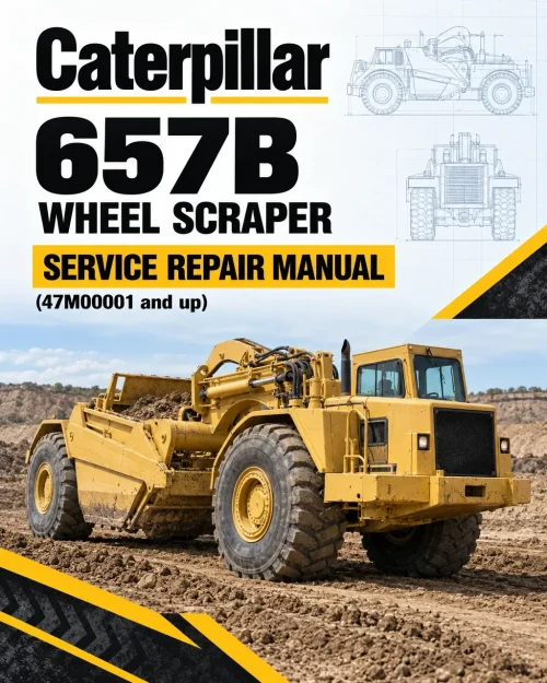 Caterpillar CAT 657B Wheel Scraper Service Repair Manual (47M00001 and up) Caterpillar CAT 657B Wheel Scraper Service Repair Manual (47M00001 and up)