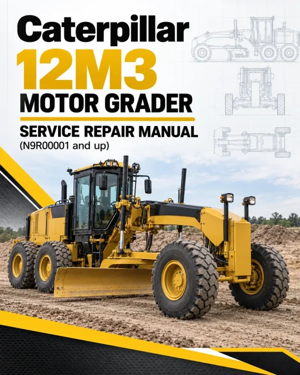 Caterpillar CAT 12M3 Motor Grader Service Repair Manual (N9R00001 and up)