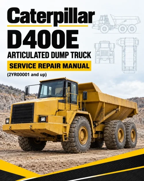 Caterpillar CAT D400E Articulated Dump Truck Service Repair Manual (2YR00001 and up) Caterpillar CAT D400E Articulated Dump Truck Service Repair Manual (2YR00001 and up)
