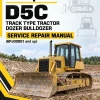 Caterpillar CAT D5C Track Type Tractor Dozer Bulldozer Service Repair Manual (6PJ00001 and up)