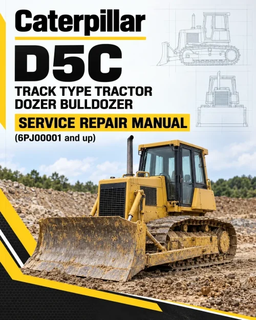 Caterpillar CAT D5C Track Type Tractor Dozer Bulldozer Service Repair Manual (6PJ00001 and up) Caterpillar CAT D5C Track Type Tractor Dozer Bulldozer Service Repair Manual (6PJ00001 and up)