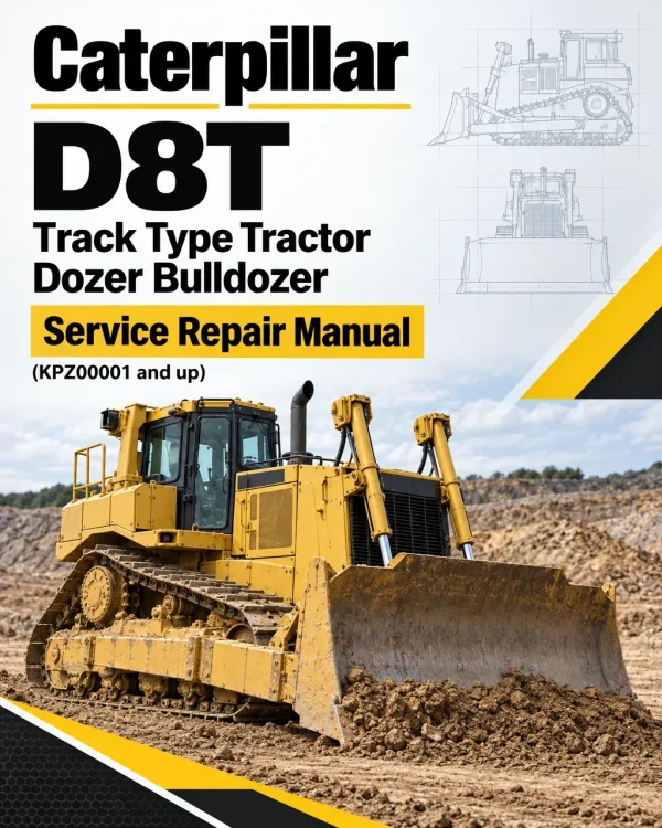 Caterpillar CAT D8T Track Type Tractor Dozer Bulldozer Service Repair Manual (KPZ00001 and up) Caterpillar CAT D8T Track Type Tractor Dozer Bulldozer Service Repair Manual (KPZ00001 and up)