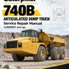 Caterpillar CAT 740B Articulated Dump Truck Service Repair Manual (L4E00001 and up)