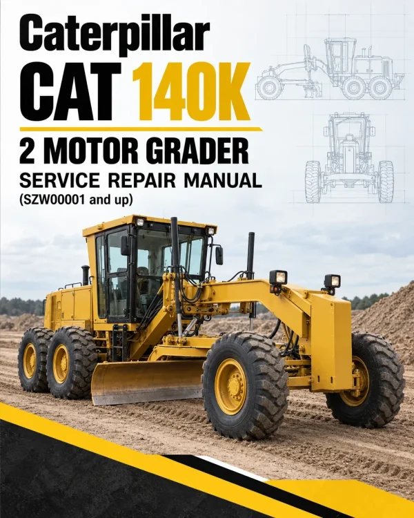 Caterpillar CAT 140K 2 Motor Grader Service Repair Manual (SZW00001 and up) Caterpillar CAT 140K 2 Motor Grader Service Repair Manual (SZW00001 and up)