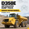 Caterpillar CAT D350E Articulated Dump Truck Service Repair Manual (9LR00001 and up)