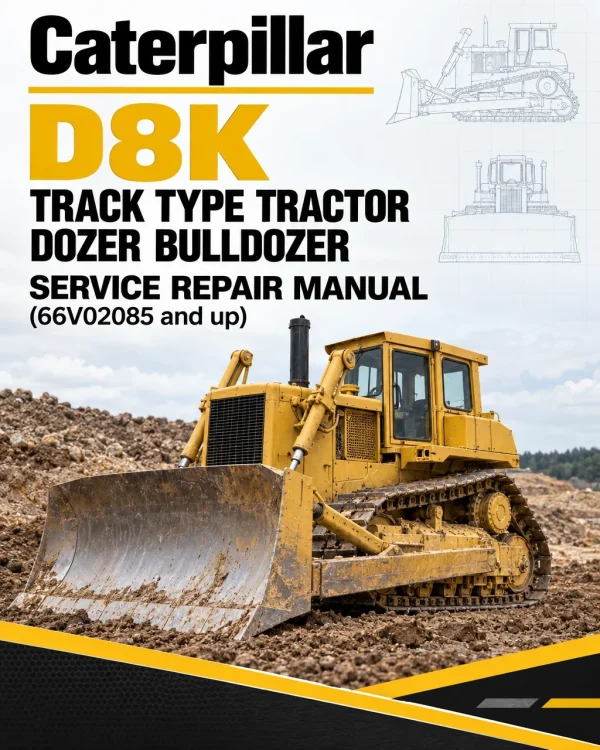 Caterpillar CAT D8K Track Type Tractor Dozer Bulldozer Service Repair Manual (66V02085 and up) Caterpillar CAT D8K Track Type Tractor Dozer Bulldozer Service Repair Manual (66V02085 and up)